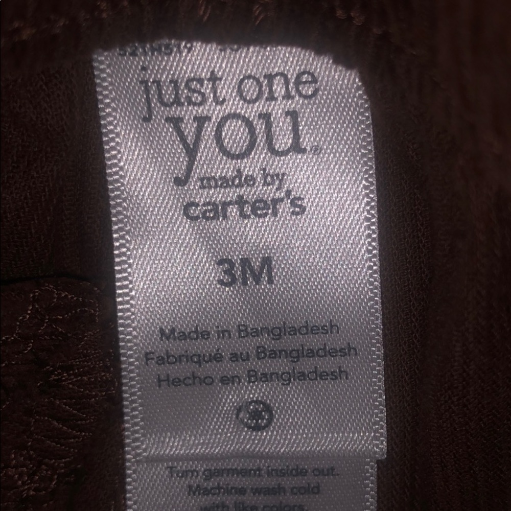 Baby boy 3m Corduroy Pant in brown - Picture 3 of 3